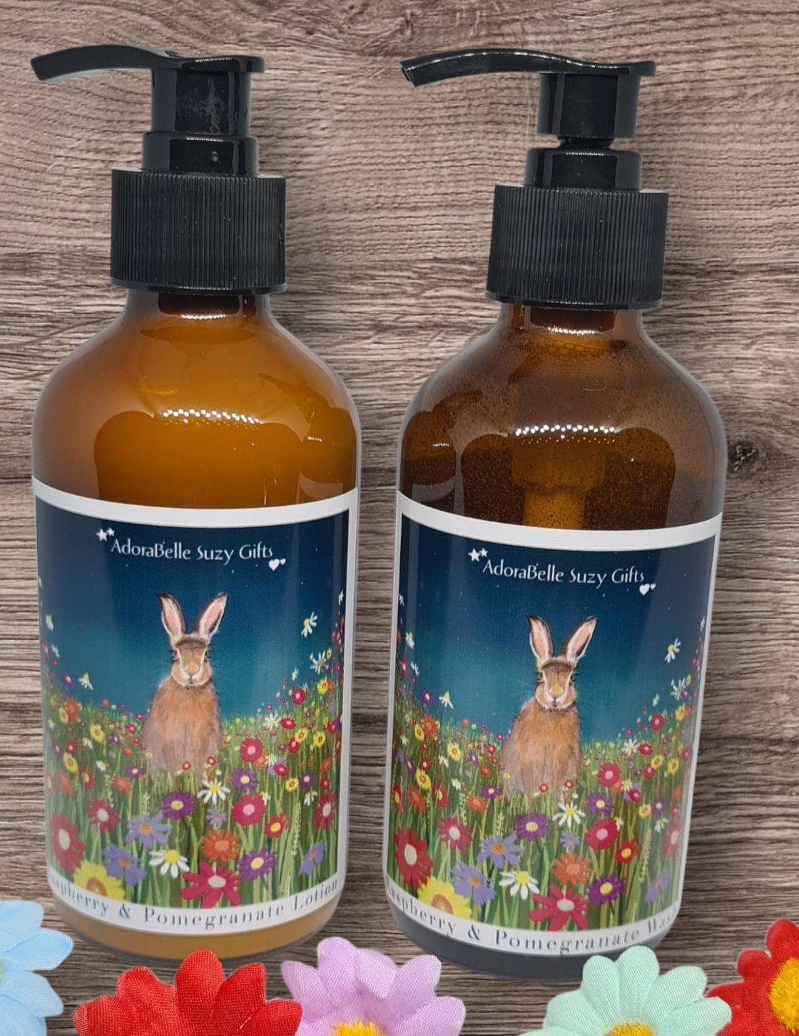Set - Hand Wash and Hand Lotion (Raspberry & Pomegranate)